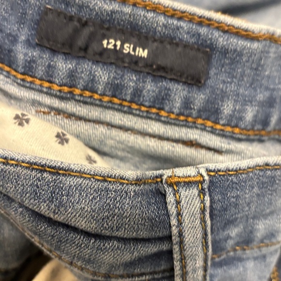 Lucky Brand Blue Straight Jeans with Classic Cut - Picture 4 of 5